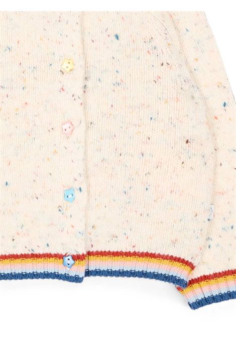 Cardigan con rifiniture a righe STELLA MC CARTNEY KIDS | TZ9000 Z3896101